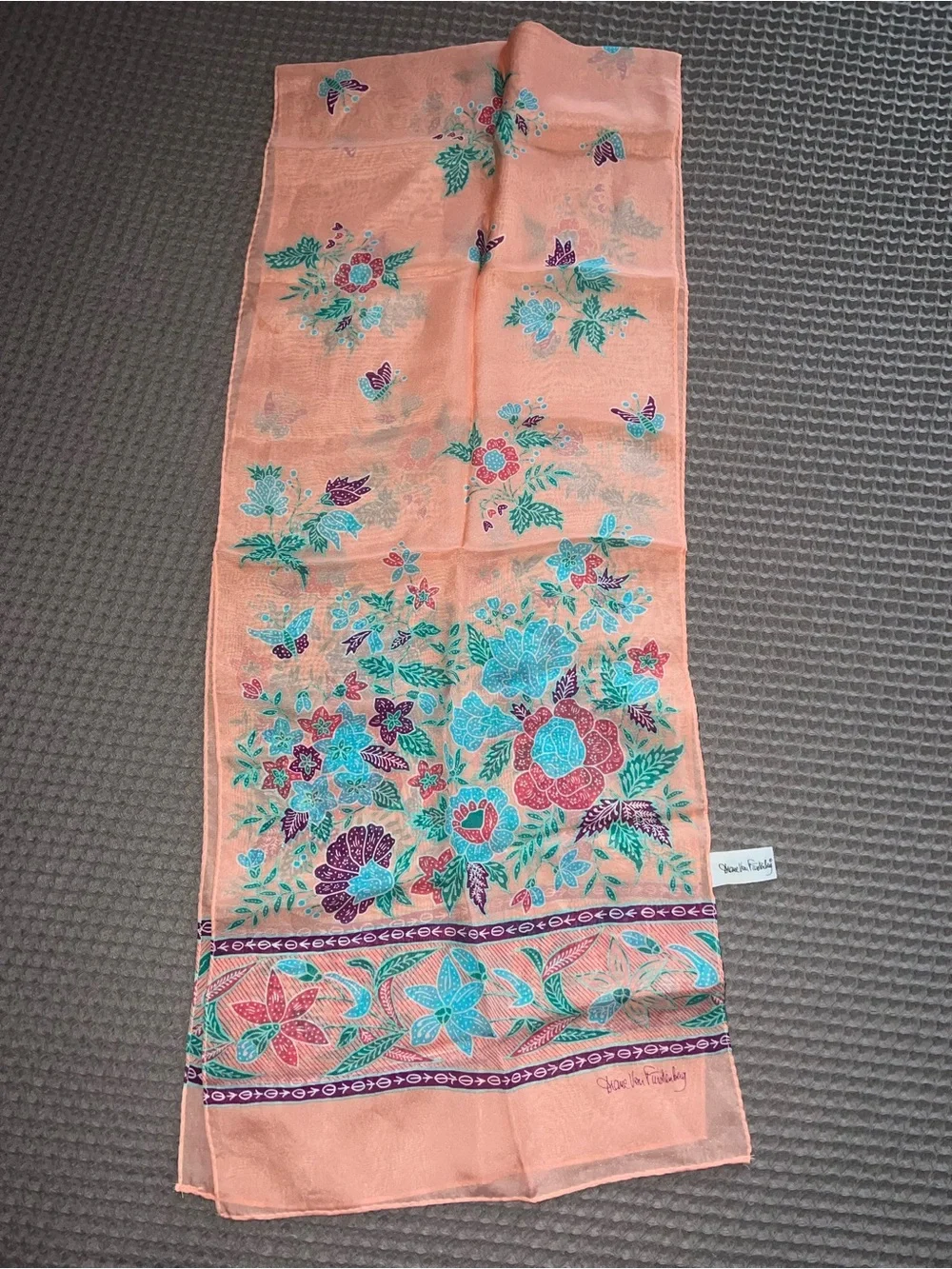 DVF Diane Von Furstenberg silk scarf